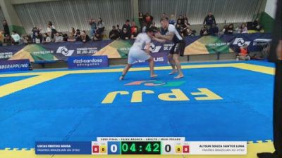 ALYSON SOUZA SANTOS LUNA vs LUCAS FREITAS SOUSA 2026 FPJJ Circuito Paulista NO GI Etapa 3
