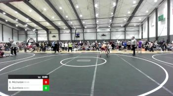 126 lbs Consi Of 8 #1 - Blake Michalski, Bear Claw vs Armani Quintana, Washington