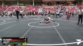 105 lbs Quarterfinal - Cal Schartz, Great Bend Kids vs Judd Eck, Brawlers