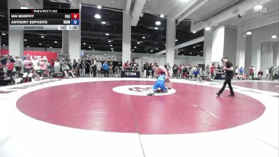 Masters B FS - 100 lbs Quarters - Ian Murphy, California vs Anthony Esposito, Hillcrest High School Wrestling