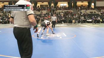 157-2A/1A Cons. Round 3 - Tyler Henderson, Rising Sun vs Salah Dusmukhamedov, C. Milton Wright