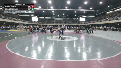 85 lbs Consolation - Brody Smith, Lower Township vs Bennett Kugler, Pilesgrove