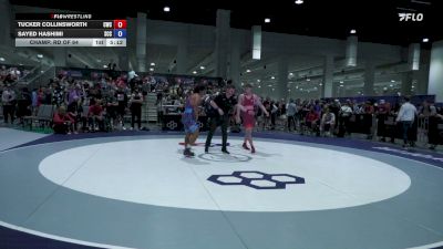 70 kg Champ. Rd Of 64 - Tucker Collinsworth, Cardinal Wrestling Club vs Sayed Hashimi, Sacramento City College