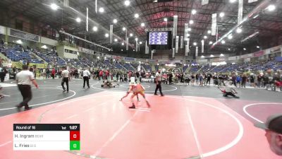 98 lbs Round Of 16 - Hayes Ingram, Bear Cave WC vs Layton Fries, GI Grapplers