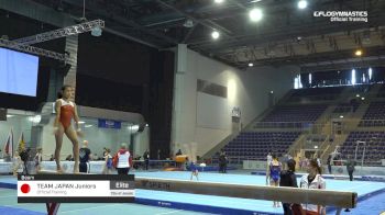 Team Japan Juniors - Beam, Official Training - 2019 City of Jesolo Trophy