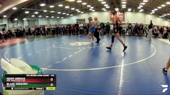 132 lbs Cons. Round 3 - Adam Arenas, Reel Wrestling Club vs Blake Gregory, New Kent