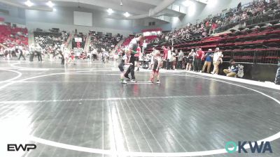 45 lbs Round Of 16 - Cole Carter, Hilldale Youth Wrestling Club vs Brooks Kilmer, Harrah