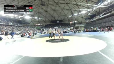 Girls 3A 190 lbs Champ. Round 1 - Ryan Madsen, Sedro-Woolley (Girls) vs Aliyah Carrasquillo Chimal, Lincoln (Tacoma) (Girls)