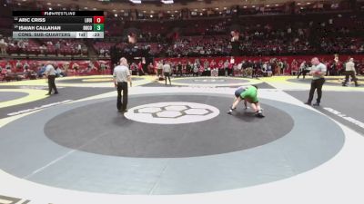 144 lbs Cons. Sub-quarters - Isaiah Callahan, Dub. Coffman vs Aric Criss, Louisville