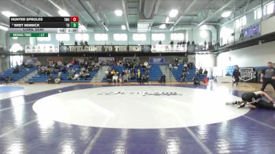 141 lbs Cons. Semi - Bret Minnick, Tiffin vs Hunter Sproles, Thomas More