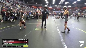 107 lbs Champ. Round 2 - Joseph Davis, North Branch Youth WC vs Lucas Huitron, Grandville WC