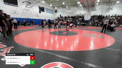 190 lbs Round Of 16 - Alimkhan Guseinov, William E. Grady-PSAL vs Aldo Romero, Petrides-PSAL