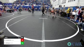 67 lbs Consi Of 4 - Gunner Leverich, Cushing vs David Wilson, Newcastle Youth Wrestling