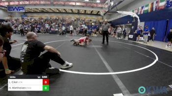 55 lbs Quarterfinal - Landon Eikel, Lions Wrestling Academy vs Henry Mattheisen, Standfast OKC