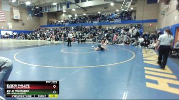 135lbs Semifinal - Kylie Whitaker, Walla Walla (Girls) vs Evelyn Phillips, Republic-Curlew (Girls)