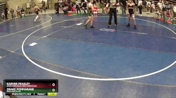 99 lbs Quarterfinal - Karver Peasley, Omak Wrecking Crew Wrestling vs Drake Pommarane, Badlands Elite