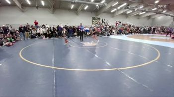 120 lbs Cons. Round 5 - Kezrah Bento, Cheyenne East vs Sydney Harris, Little Axe
