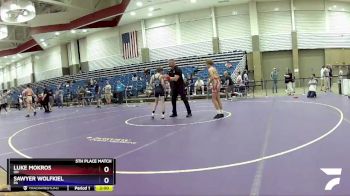 100 lbs 5th Place Match - Luke Mokros, OH vs Sawyer Wolfkiel, PA