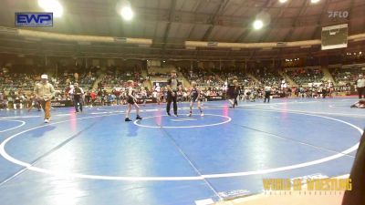 67 lbs Round Of 32 - Bodey Phillips, Bristow Youth Wrestling vs Luke Taussig, Greater Heights Wrestling