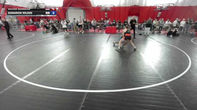 110 lbs Cons. Sub-quarters - Oliver Sonberg, Caveman vs Damarion Wilder, Will County Warriors