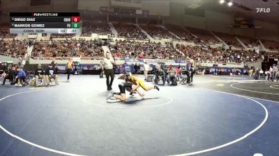 126-D2 Cons. Semi - Markos Gomez, Pueblo High School vs Diego Diaz, Canyon Del Oro High School