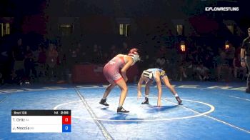 106 lbs 7th Place - Tatyana Ortiz, Pennsylvania vs Julianne Moccia, Maryland