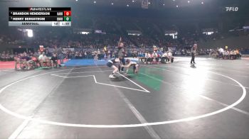 3A Boys 106 lbs Semifinal - Henry Bergstrom, Banks Boys vs Brandon Henderson, Harrisburg Boys