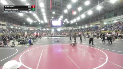 46 lbs Quarterfinal - Alex Writt, Duran Elite vs Bryson Kunkle, No Team
