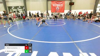 80 lbs Rr Rnd 6 - Chael Wawrzynowicz, CT Whale K-8 vs Elijah McKalsen, D9