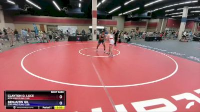 157 lbs Cons. Round 3 - Clayton D. Luce, Ryse Wrestling Club vs Benjamin Gil, Star Wrestling Club