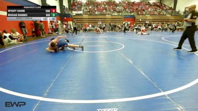 98 lbs Semifinal - Wyatt Haire, Verdigris vs Rhoan Rambo, Bixby JH Boys