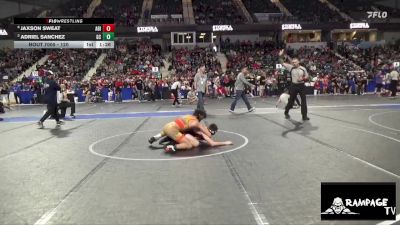 120 lbs 5th Place Match - Jaxson Sweat, Abilene vs Adriel Sanchez, Garden City