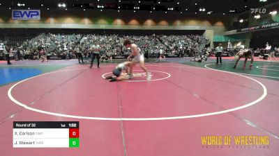 170 lbs Round Of 32 - Xander Carlson, Timpanogos Wrestling vs Justus Stewart, THRESHOLD WRESTLING CLUB