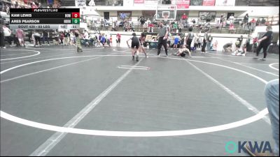 85 lbs Semifinal - Kam Lewis, Team Nomad vs Ares Pearson, Norman North