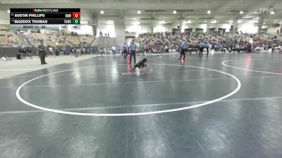 50 lbs Champ. Round 1 - Maddox Thomas, Eagle Talon Wrestling Club vs Austin Phillips, Riverdale Warrior WC