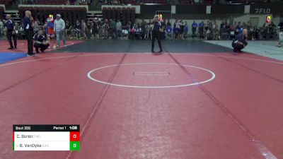 116 lbs 1st Place Match - Blaine VanDyke, Conrad Wrestling Club vs Cannon Boren, Thermopolis Wrestling Club