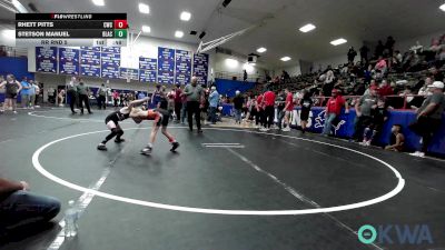 52 lbs Rr Rnd 5 - Rhett Pitts, Cowboy Wrestling Club vs Stetson Manuel, Blackwell Wrestling Club