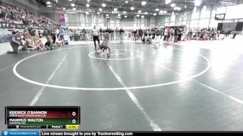 56 lbs Cons. Round 1 - Maximus Walton, Lewiston WC vs Keidrick O`Bannon, FordDynastyWrestlingClub