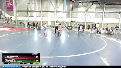 70-78 lbs Round 1 - Lukas Poirier, Washington vs Teia Cazac, Ascend Wrestling Academy