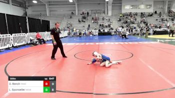 56 lbs Rr Rnd 3 - Daxton Bench, TNWC Sneak Attack vs Logan Sponseller, Midwest Monsters