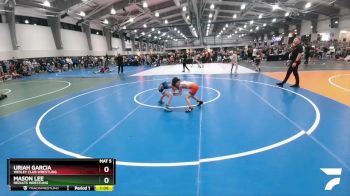 60 lbs Quarterfinal - Mason Lee, ReZults Wrestling vs Uriah Garcia, Wesley Club Wrestling