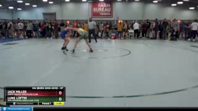 97 lbs Cons. Round 2 - Jack Miller, Great Bridge Wrestling Club vs Luke Loftin, Williamsburg Wrestling Club