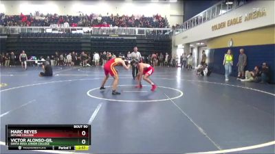 149 lbs Champ. Round 2 - Marc Reyes, Skyline College vs Victor Alonso-Gil, Santa Rosa Junior College