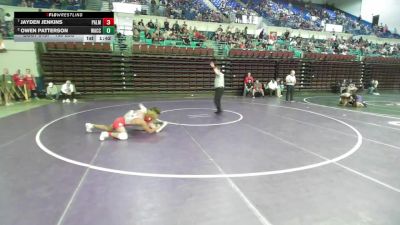 165 lbs Quarterfinal - Jayden Jenkins, Palmetto vs Owen Patterson, Waccamaw