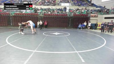 285 lbs Round Of 16 - Kris Burgess, Rock Hill vs Hunter Drawdy, Berkeley