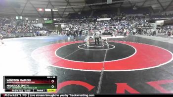 59 lbs Champ. Round 1 - Maverick Smith, Team Aggression Wrestling Club vs Winston Matusik, Reardan Renegades Wrestling