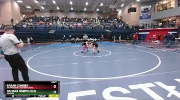 126 lbs Semifinal - Sarah Conner, Richardson Lake Highlands vs Samara Burroughs, Conroe