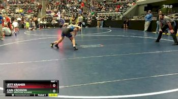 95 lbs Cons. Semi - Cain Crosson, Sebolt Wrestling Academy vs Jett Kramer, Moyer Elite