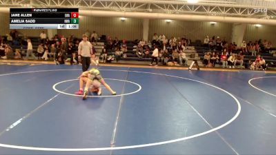 99-107 lbs Cons. Semi - Amelia Sadd, HWA vs Jane Allen, Elevate Wrestling Academy