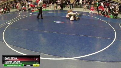 102 lbs Quarterfinal - Hunter Leavitt, Champions Wrestling Club vs Owen Bryan, Delta Wrestling Club